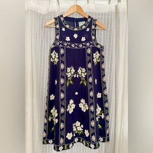 ANTHROPOLOGIE Rosa Embroidered Swing Dress